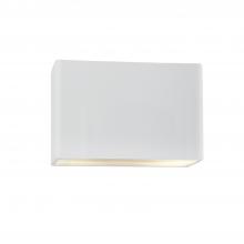 Justice Design Group CER-5655-WTWT - Large ADA Wide Rectangle - Open Top & Bottom