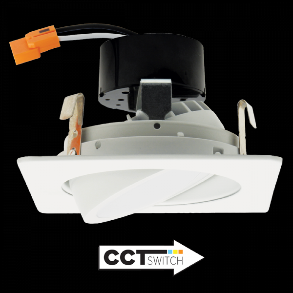 4" SQR LED GMBL INSRT 120VDIM 1000LM 5CCT