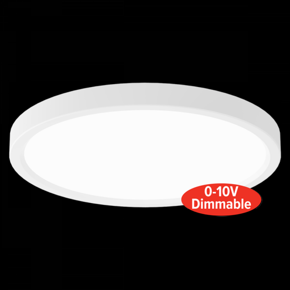 6" SLIM PNL RND 0-10V 120-277V DIM 3CCT