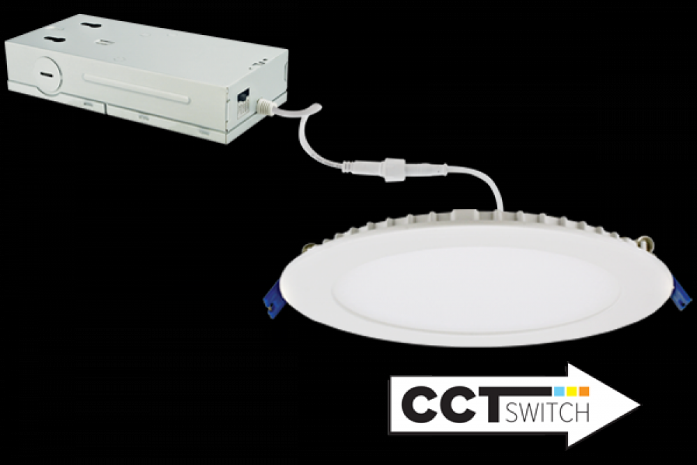 8" SLM LGT 20W 1200LMN DIM 120/277 5CCT