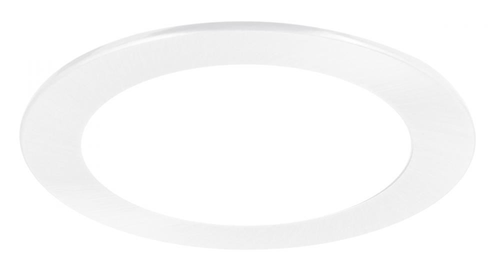OVERSIZED 4" METAL RING WHT