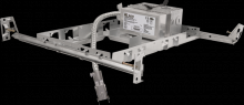 Elco Lighting E4SQLFU08D2 - 4" SQR PLSTR FRM W/ DRVR 850LM G2