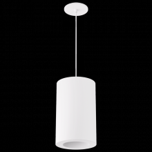 Elco Lighting EPD685L3CT5W-EM - 6" WHT PNDNT 1000/1500/2000LM 5CCT BTY BU